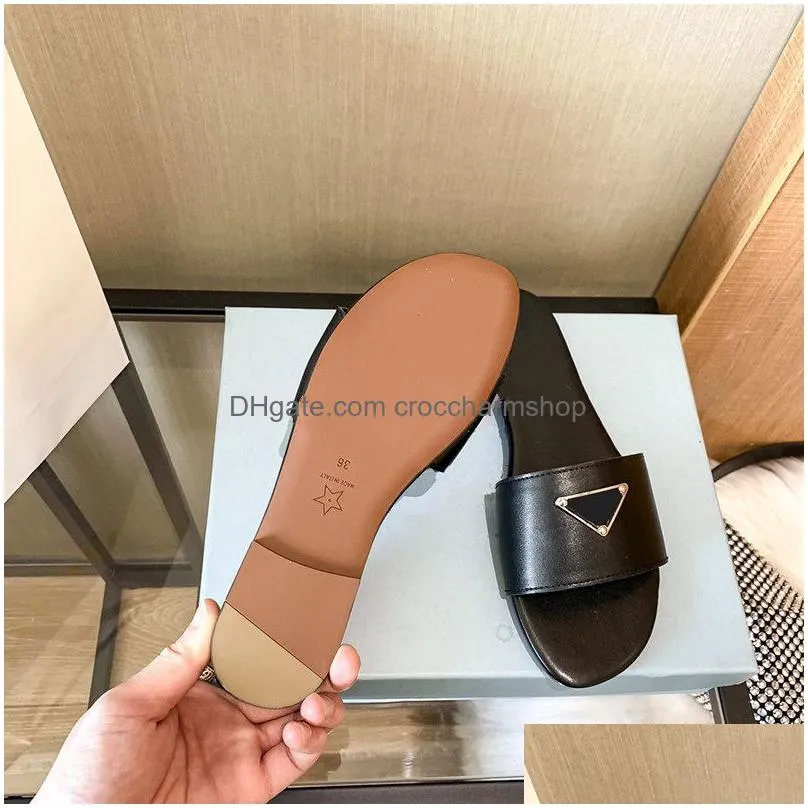 2021top quality luxuries designer mens womens slippers sandals shoes slide summer fashion wide flat flip flops with box size