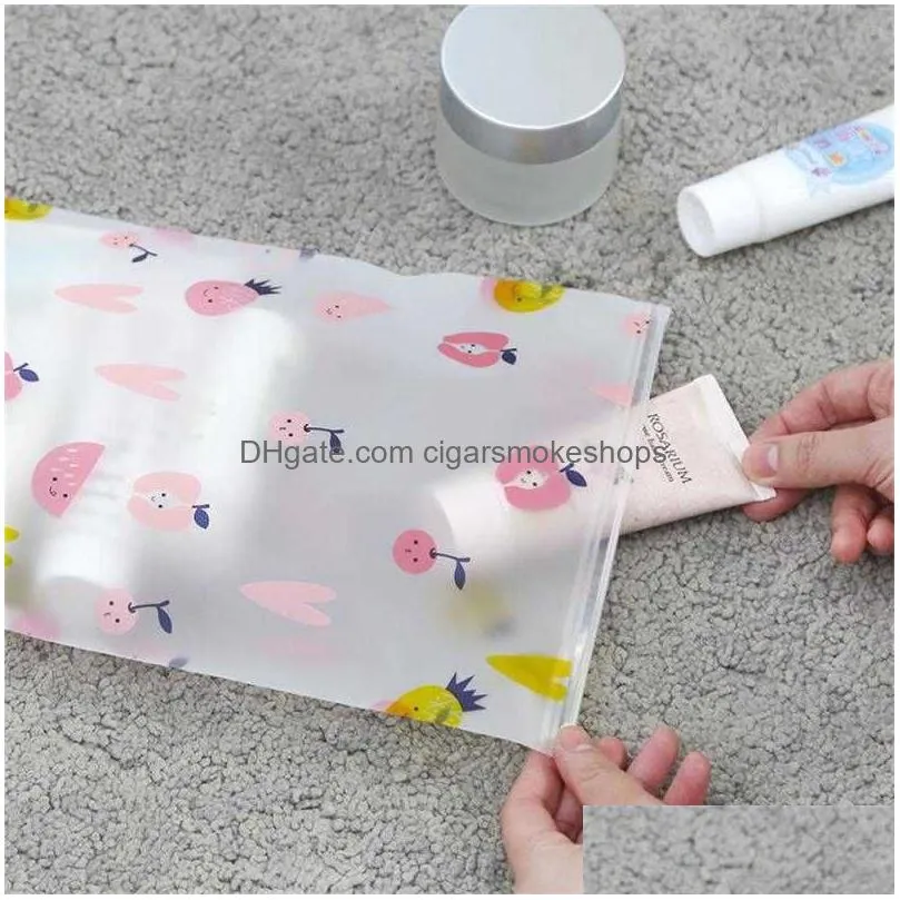 clothes storage bags travel transparent vacuum bags for shoes makeup underwear zipper travel packing portable organizer pouch