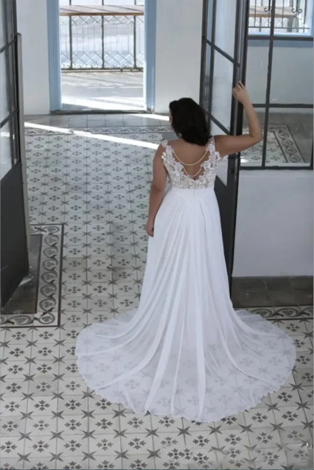 Plus Size Beach Wedding Dresses A Line Sheer Bateau Neck Sweetheart Lace Top Bridal Gowns White Nude Cheap High Quality Brides Gowns 2023