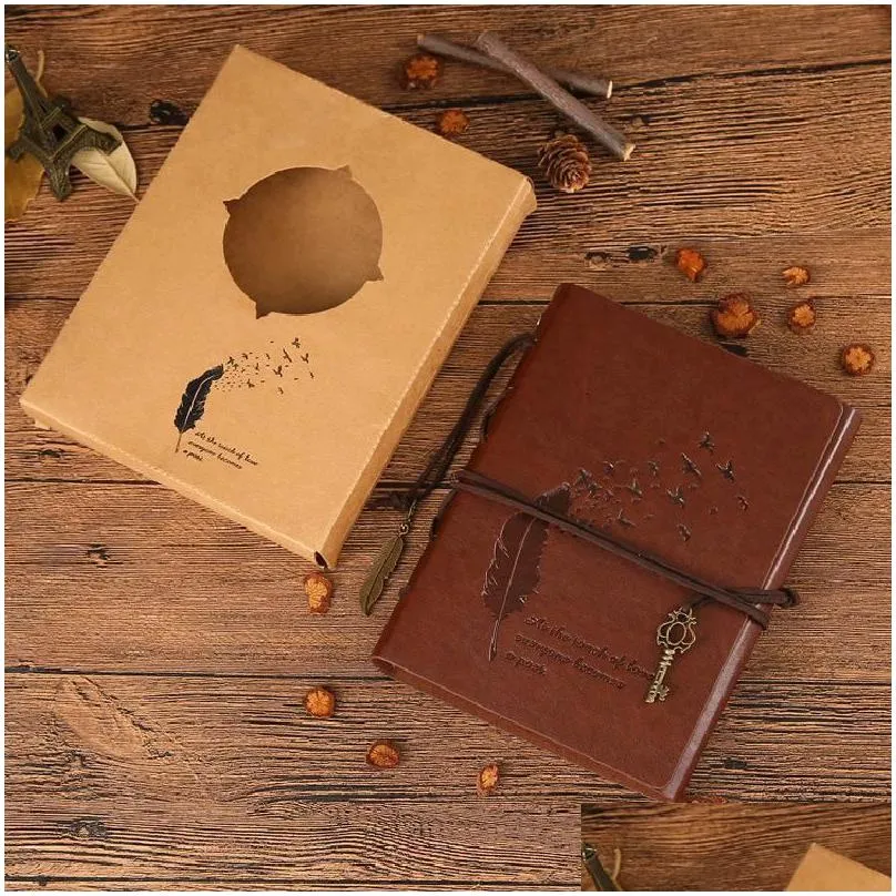 wholesale notepads product sell well retro pu leather b5 notebook a5 notepad office supplies loose-leaf hand book chinese classic style diary