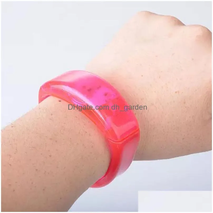 sound control led luminous bracelet party favor bar atmosphere boosts outdoor sport bracelet