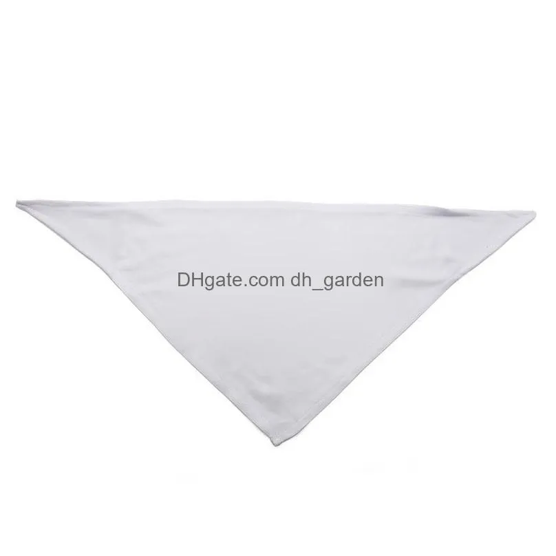 sublimation blank pet saliva towel dog apparel heat transfer s/m/l/xl dogs triangle scarf diy party decoration gifts