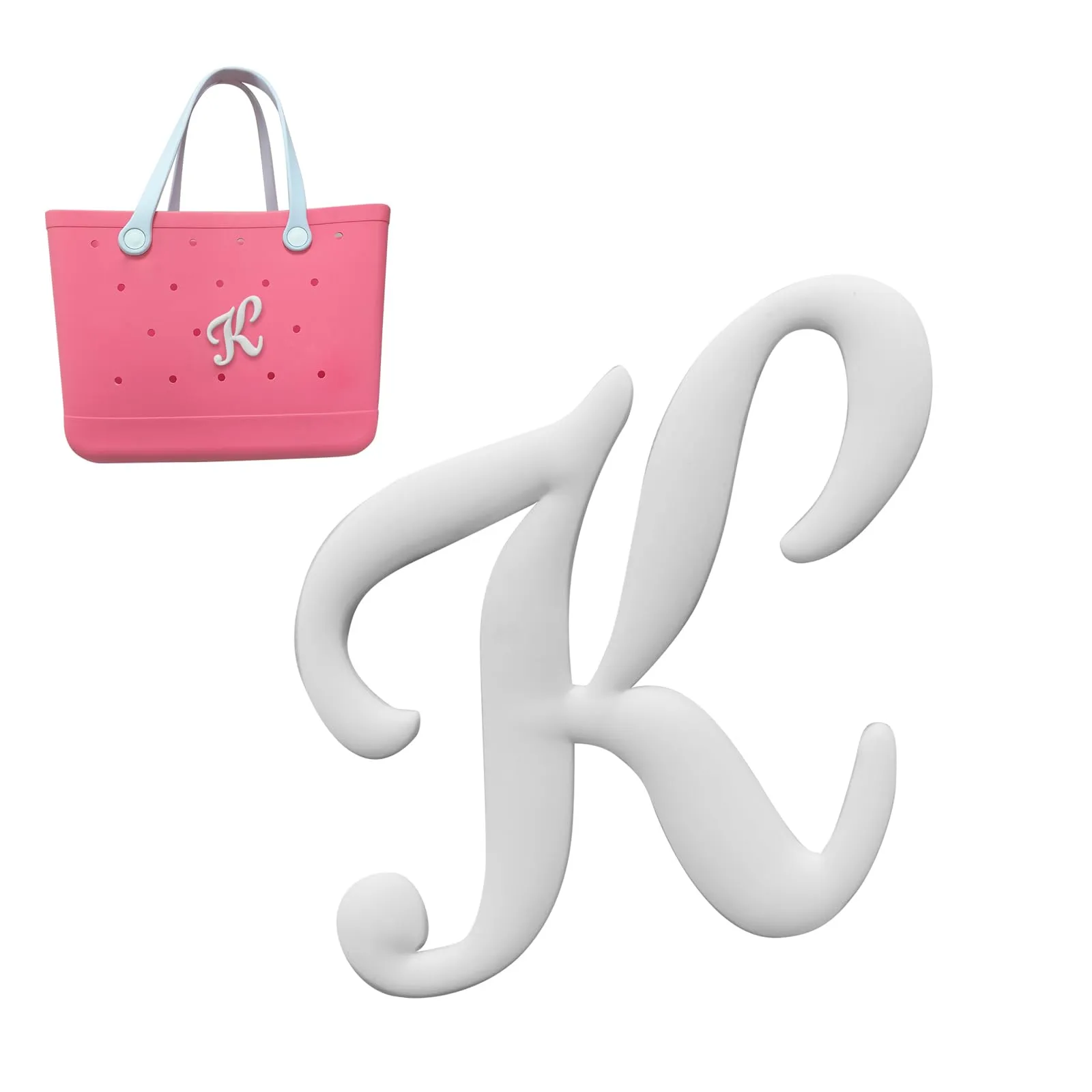 decorative lettering for bogg bag alphabet letters decor letter charms for bogg bag accessories alphabet 3d letters for personalizing handbag diy white