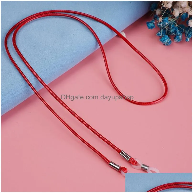 eyeglasses chains fashion glasses strap neck cord adjustable sunglasses rope lanyard holder anti slip eyewears women men 221119