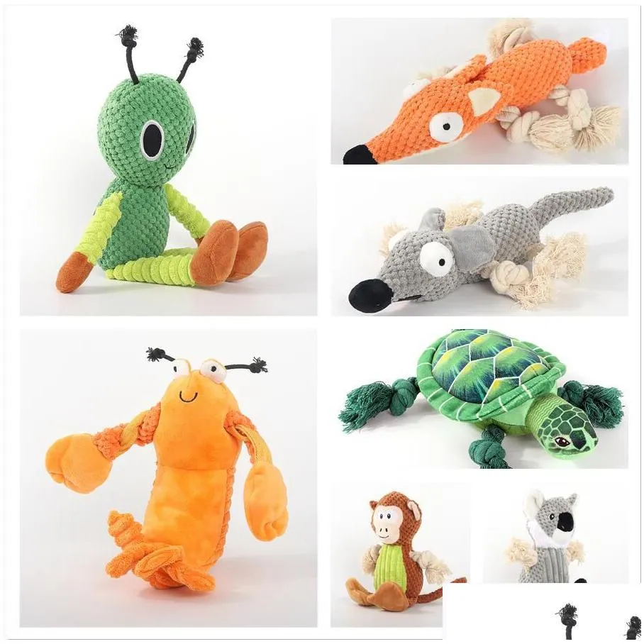cute dog toys and chews interative talking toy cartoon pet plush voice supplies wear resistant to bite ps1395