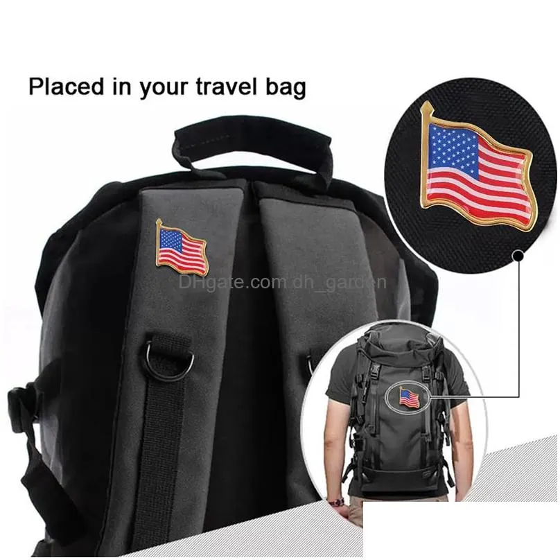 us american flag brooch mini usa badge pins cap hat luggage decorative brooch