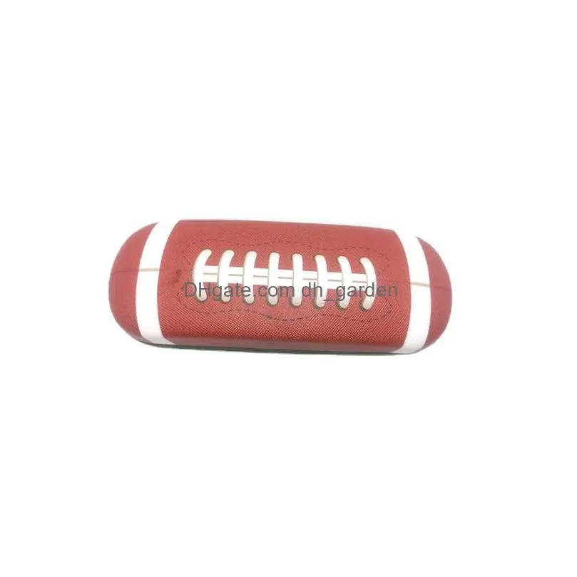 sports glasses case creative basketball football baseball sunglasses case cartoon portable storage box