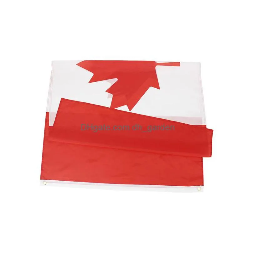 canada flags polyester square garden supplies canadian national day maple leaf flag ca banner