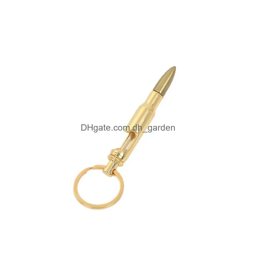 personalized bullet metal keychains beer bottle opener keychain bar tool keyring