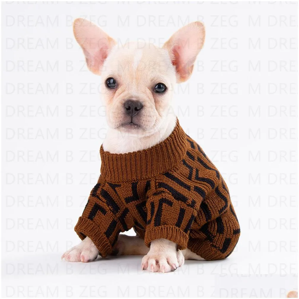 new style dog apparel designer pets sweater trend outdoor coat double letter winter dog sweatshirts ps1421