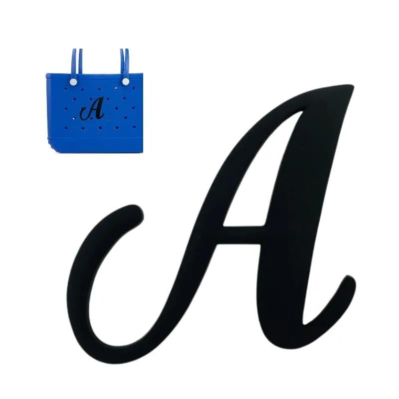 decorative lettering for bogg bag alphabet letters decor letter charms for bogg bag accessories alphabet 3d letters for personalizing handbag diy white and black letter bblack