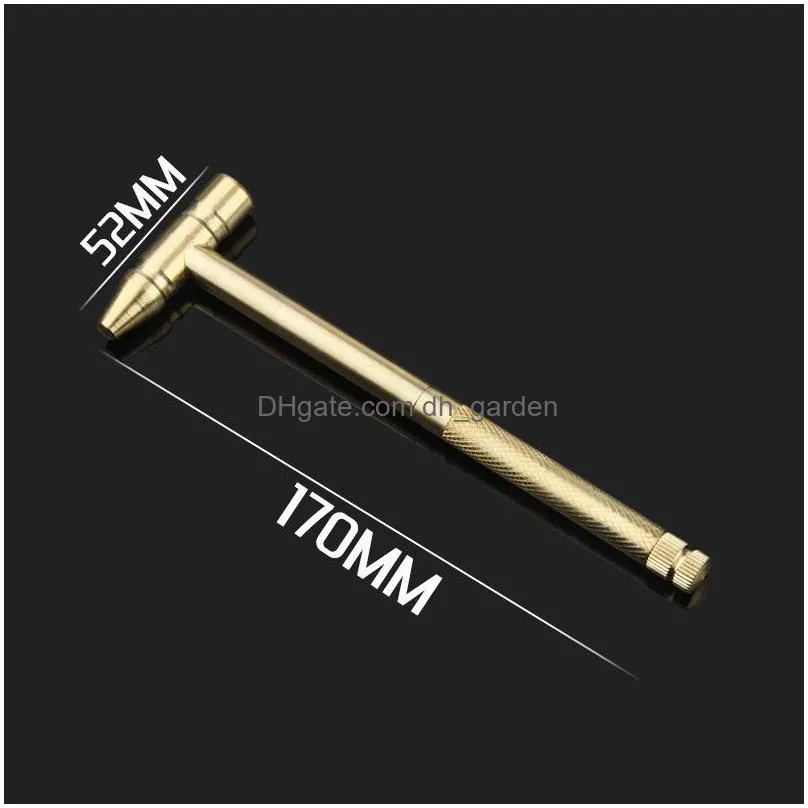 5 in 1 mini iron hammer portable metal hammer screwdriver multifunctional household tool 17cm