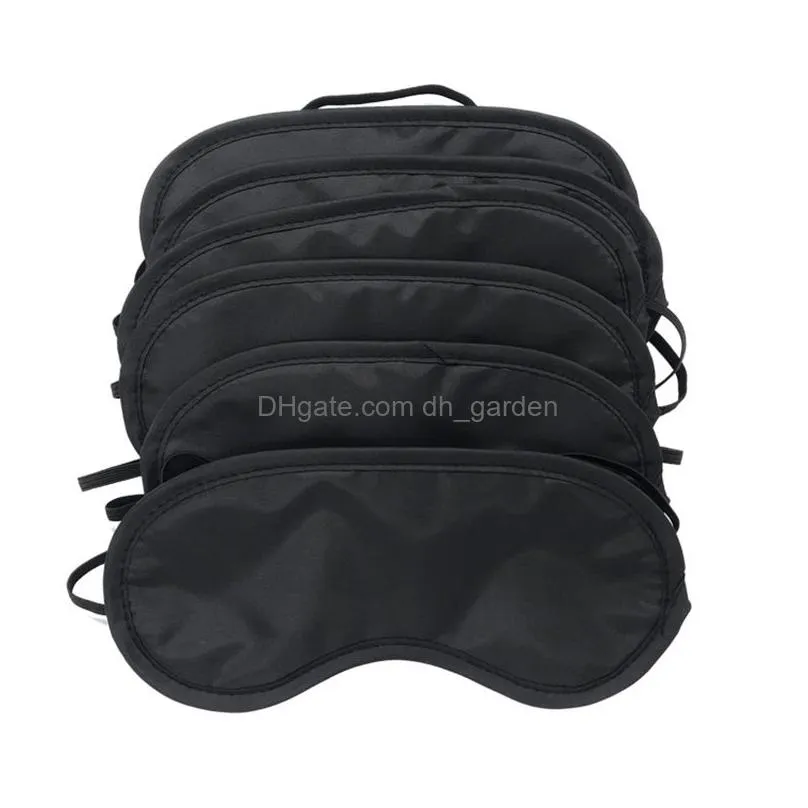 18.5 * 8.5cm black sleep eye mask party favor travel portable shading mask 4 layers