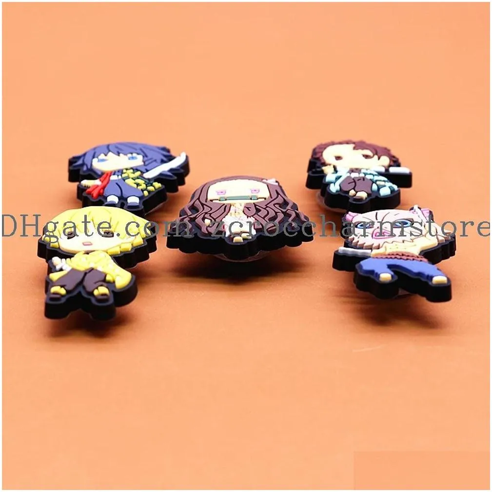 shoe parts accessories cartoon character charms decoration for bracelet wristband clog drop delivery ot5mp