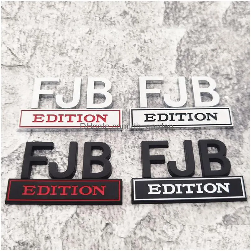 4 styles car sticker party favor fjb tailgate decor badge emblem decal auto accessories