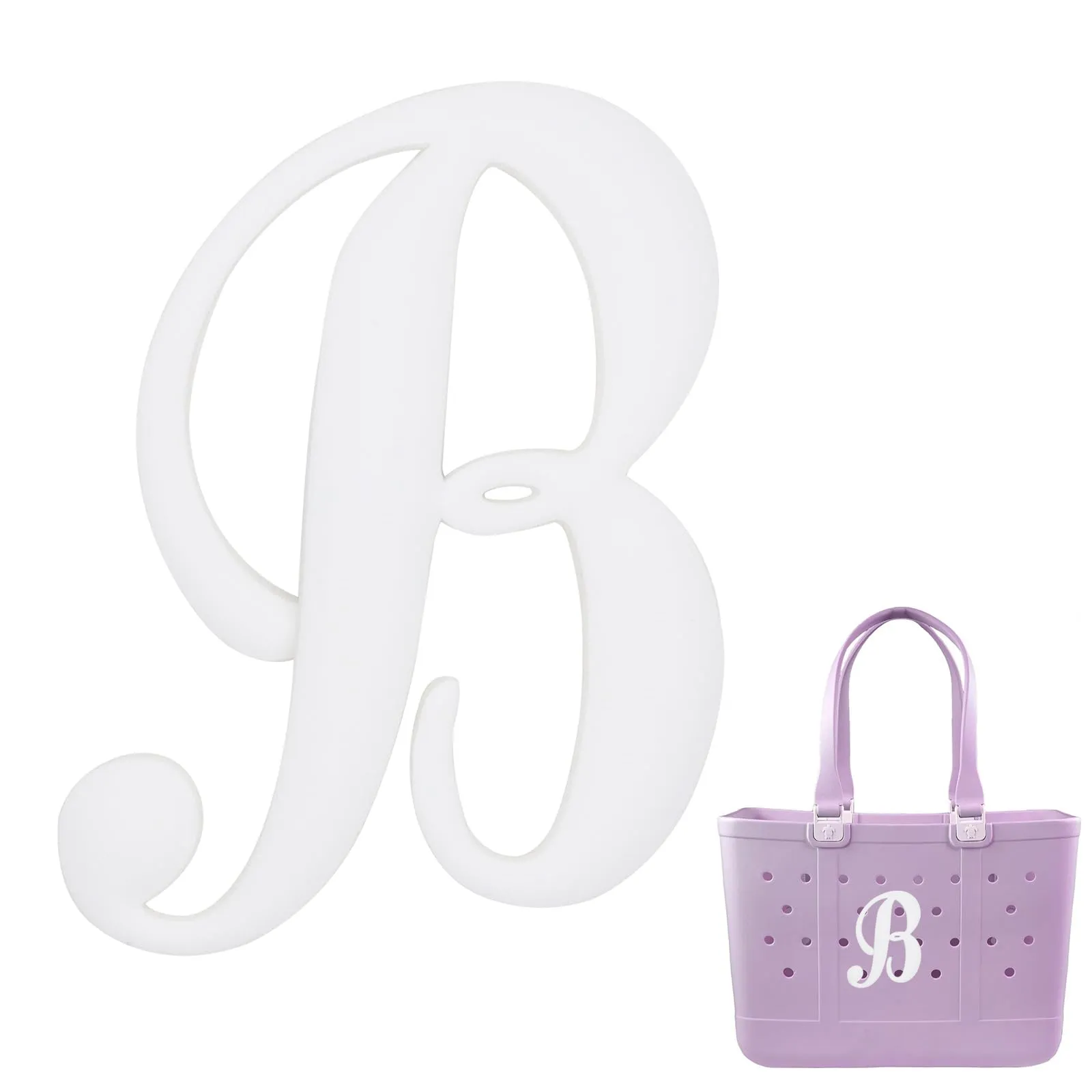 boglets decorative bogg bag alphabet lettering personalize your bag with 3d printed alphabet letters