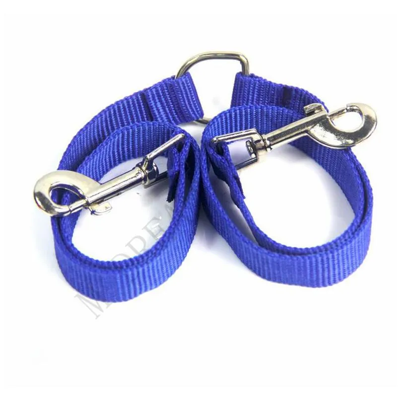 durable dog double walking leashes couple puppy dog 2 way collar leash pet traction lead rope belt for dog pet accessories