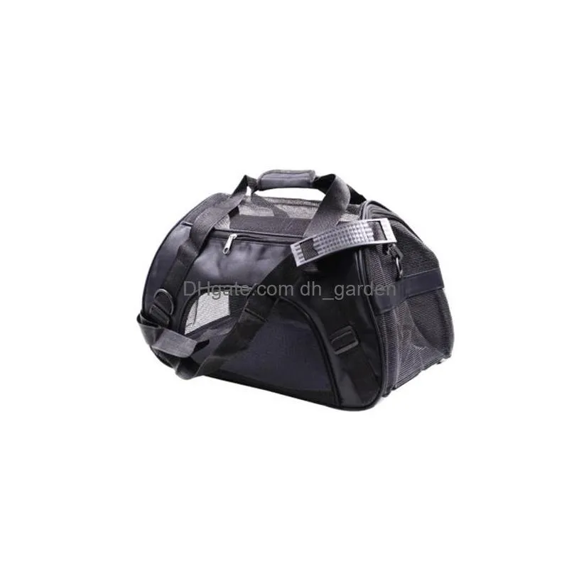 folding pet carriers bag portable knapsack soft slung dog transport outdoor bags fashion dogs basket handbag 47*30*23cm