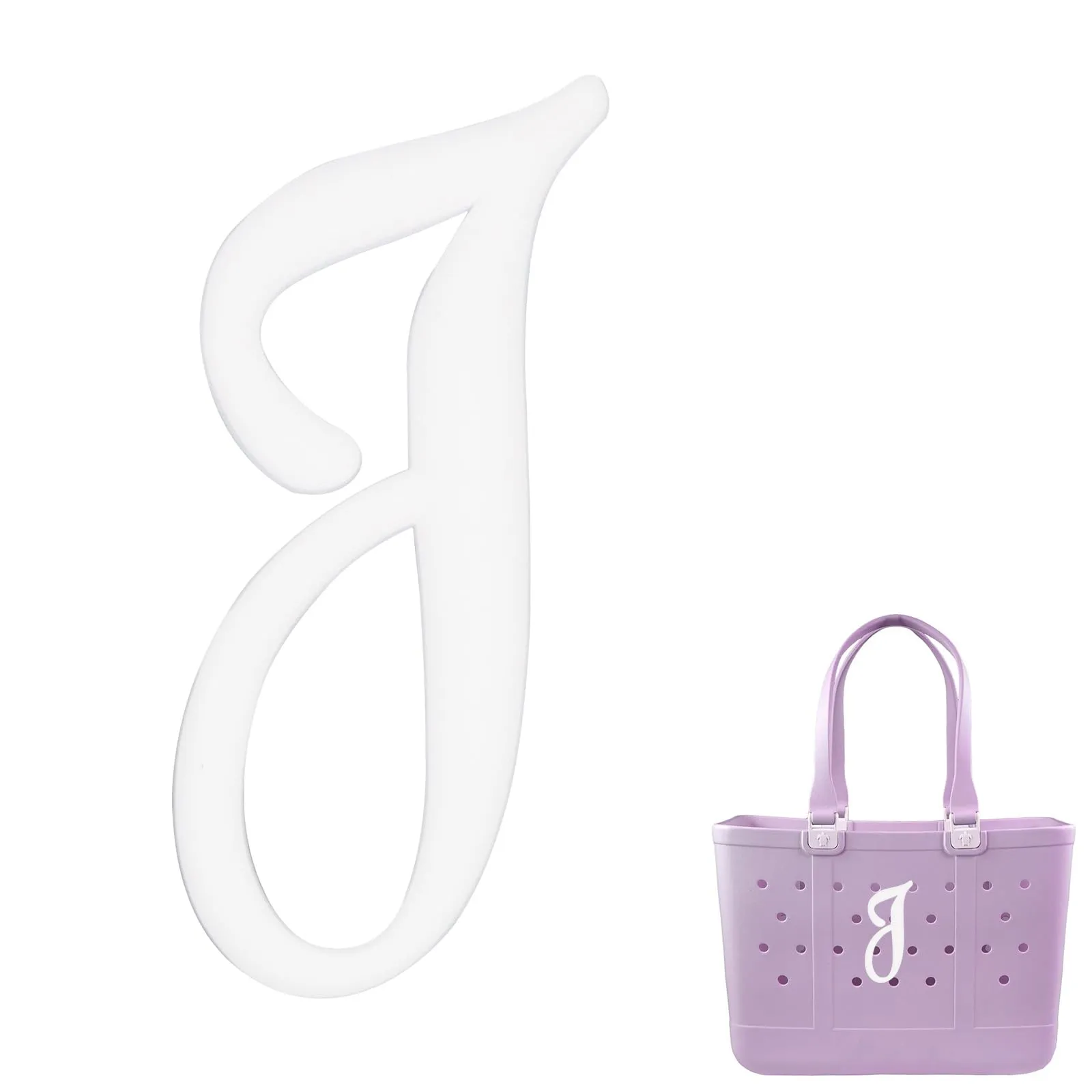 decorative alphabet letteringk accessories compatible with bogg bags charm inserts for bogg bag personalize your tote bag with alphabet letters white