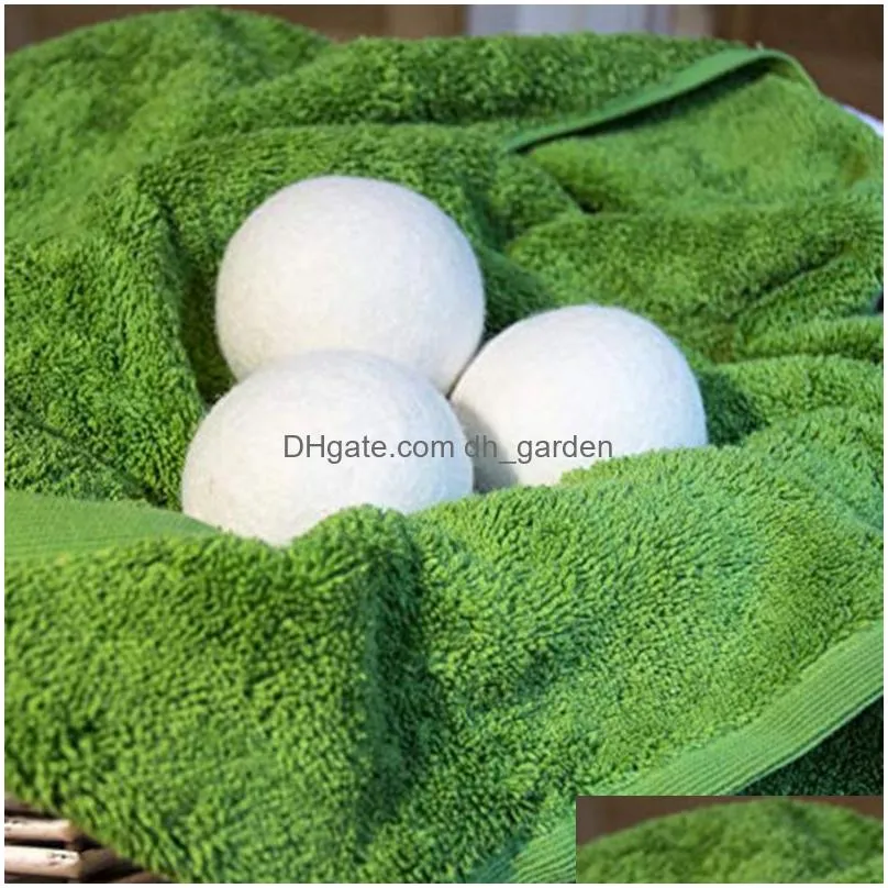 wool dryer balls premium reusable natural fabric softener static reduces helps dry clothes in laundry quicker