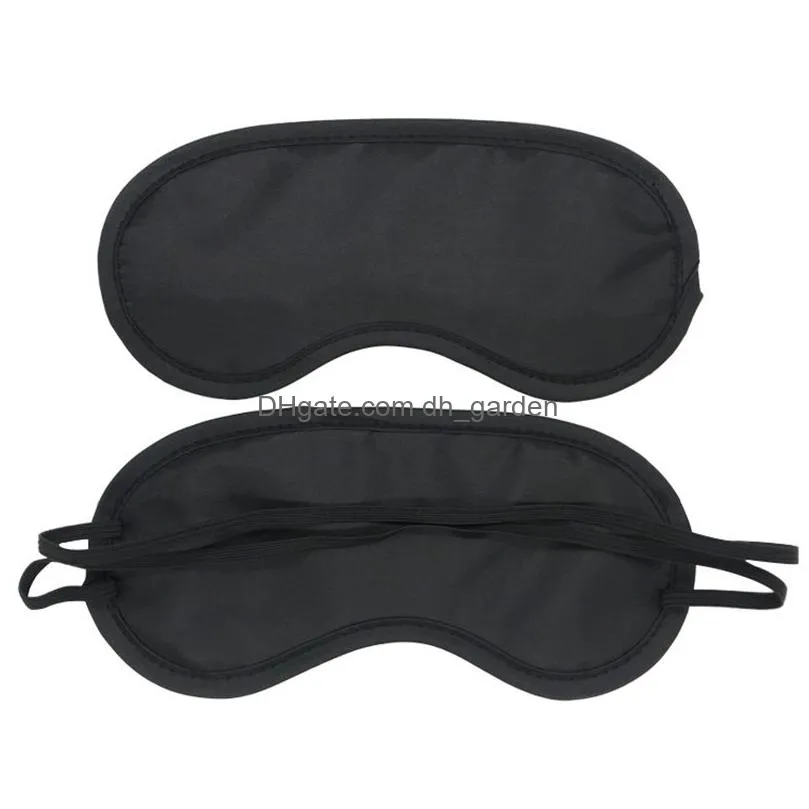 18.5 * 8.5cm black sleep eye mask party favor travel portable shading mask 4 layers