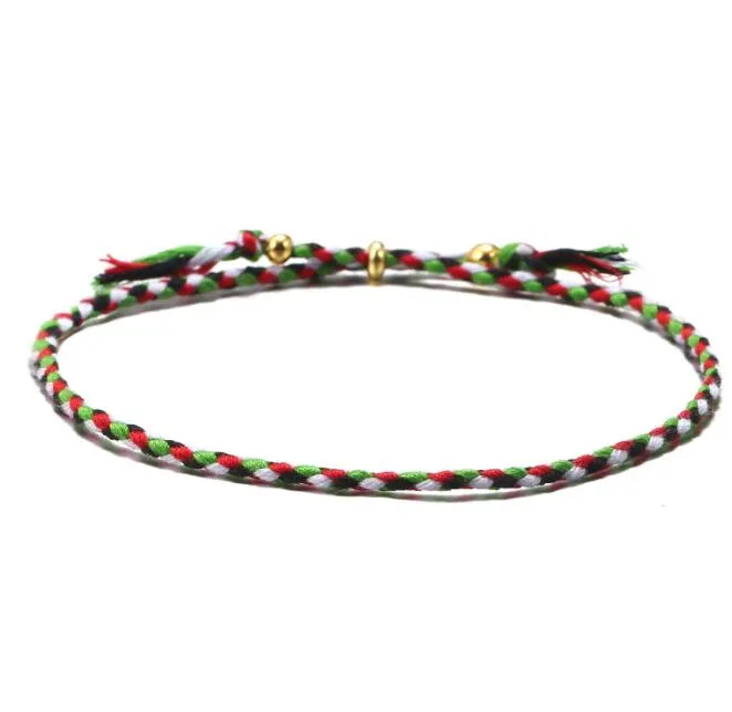 bohemian beach friendship handmade diy charm bracelet girls fashion jewelry 12 colors for choice nice design