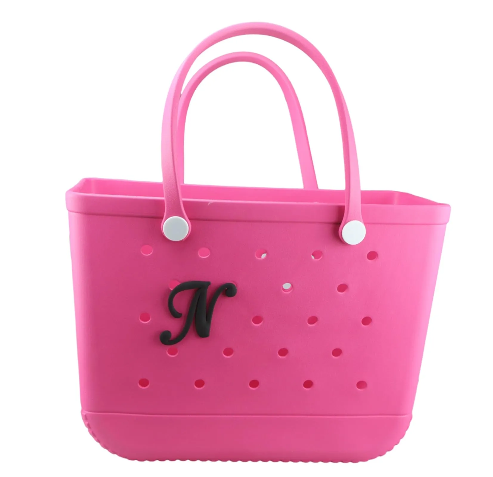 accessories for bogg bag handbag beach tote personalized 3d printed decorative az alphabet large initials letter