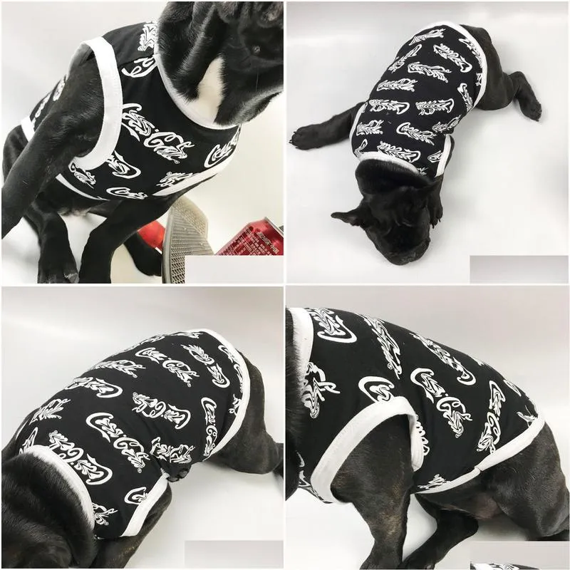 dog shirts printed letter pet clothes summer dog apparel for small dogs chihuahua yorkies bulldog dogs clothing ps2032