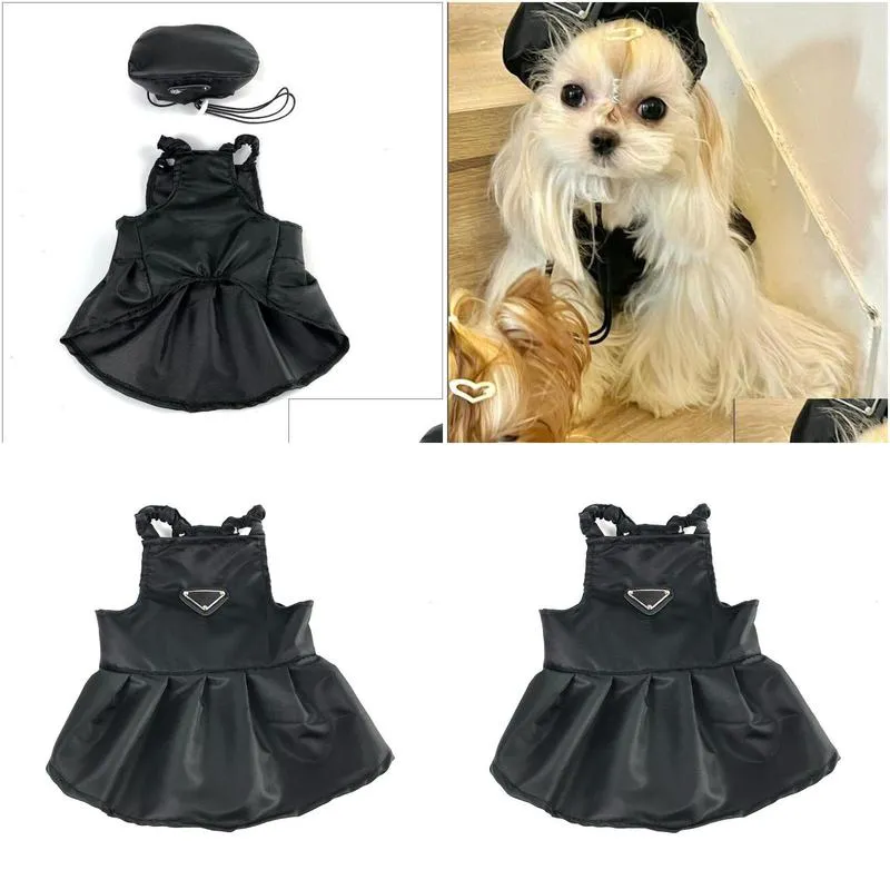 designers pets dress triangle dog apparel trendy camisole skirt black sexy pet vest party style brand dogs clothes dresses ps1763