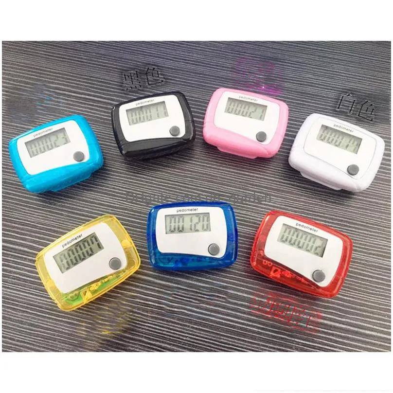pocket lcd pedometer party favor mini sports step counter  counter