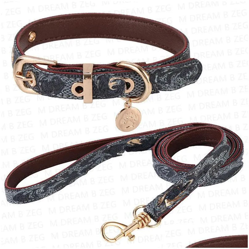 designer pet collars new plaid pattern creative brand pet leashes outdoor street style dog cats necklace ps1393