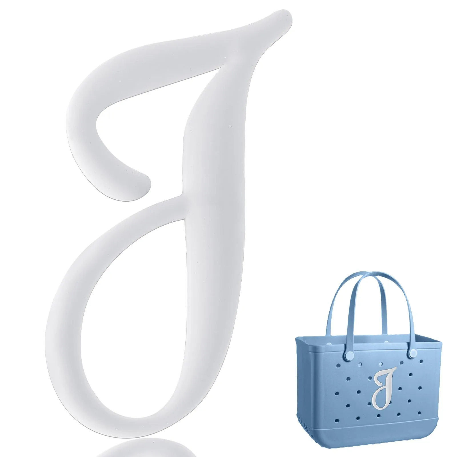 accessories for bogg bag handbag beach tote personalized 3d printed decorative az alphabet letters