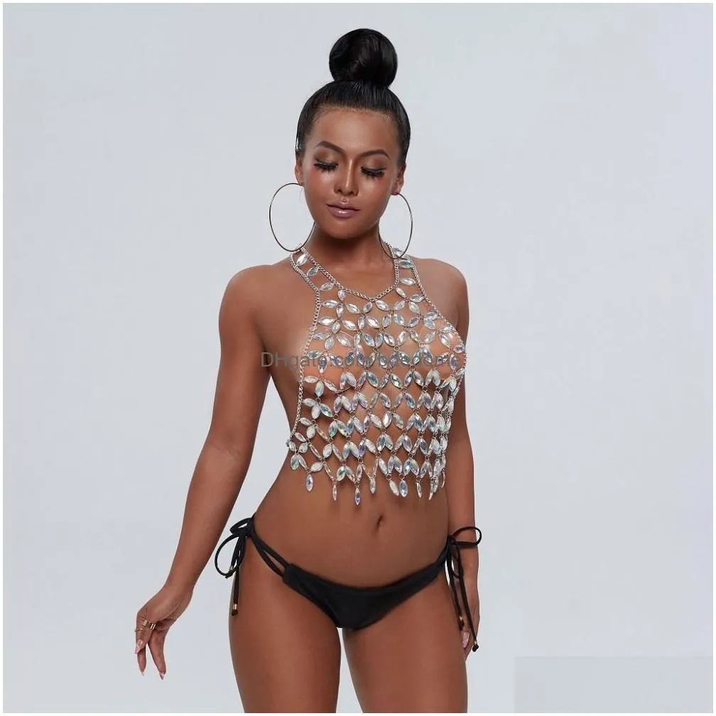 other boho body jewelry top beach bikini chains bra fashion harness charm body accessories jewelry for women and girls 221008