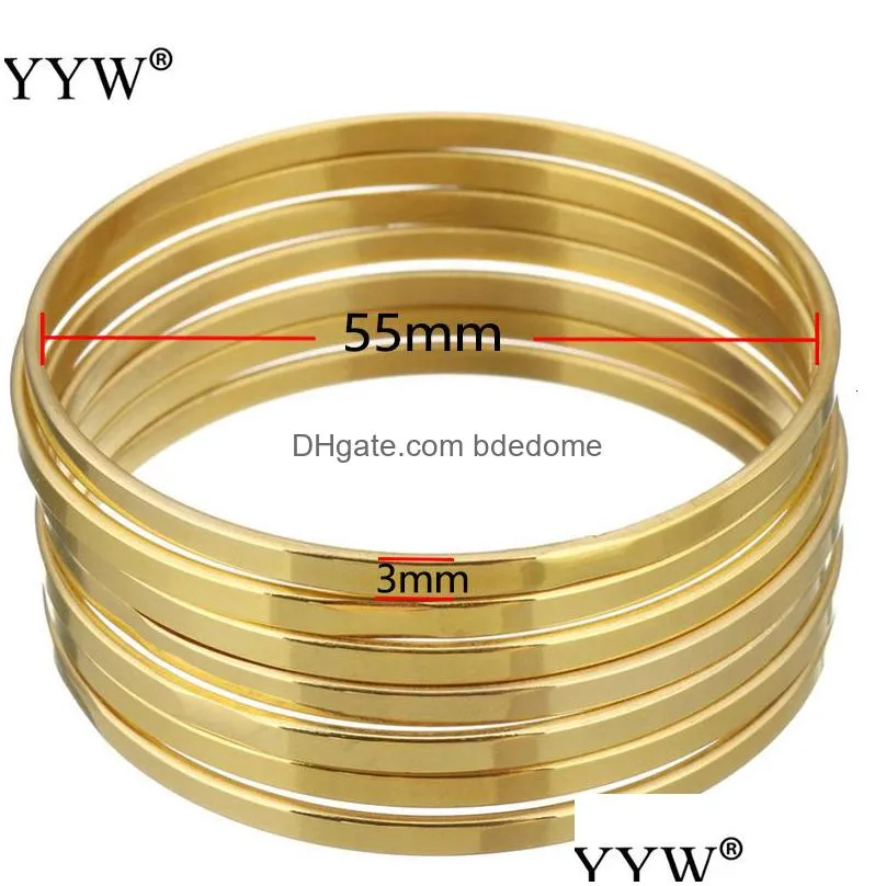 bangle fashion roman style stainless steel gold color lover charm bracelet for women brand gold wide cuff 7pcsset 230215