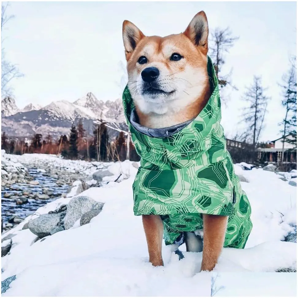 dog clothes winter pet puppy fashion printed small dog coat warm cotton jacket pet outfits ski suit for dogs cats costume ps2115