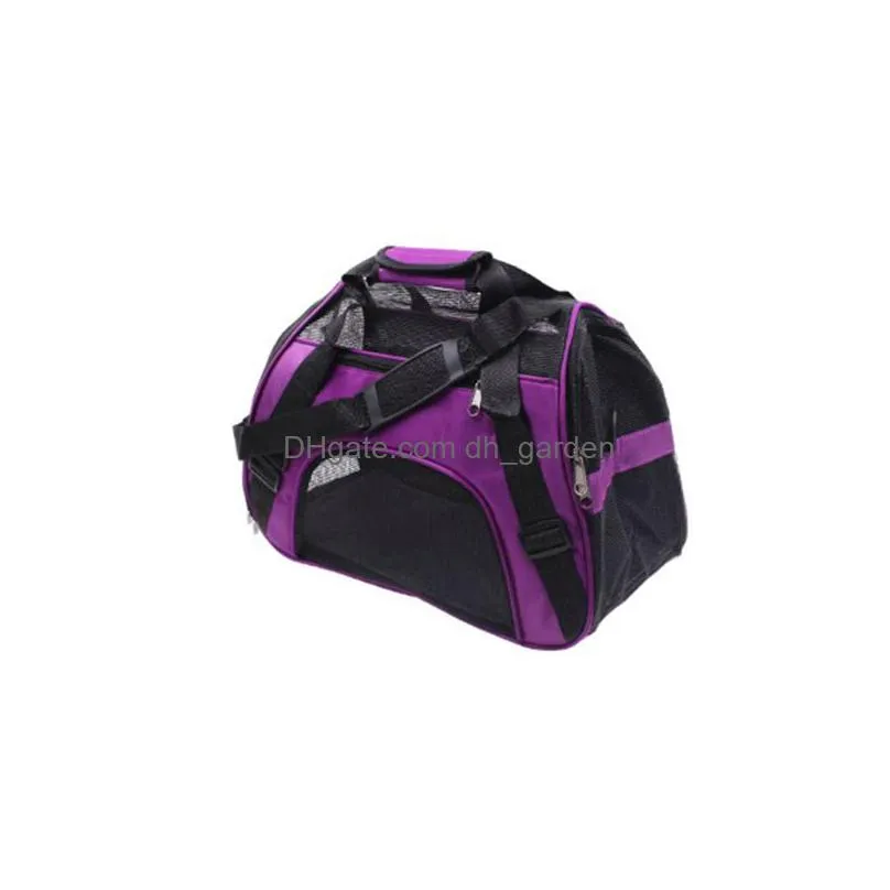 folding pet carriers bag portable knapsack soft slung dog transport outdoor bags fashion dogs basket handbag 47*30*23cm