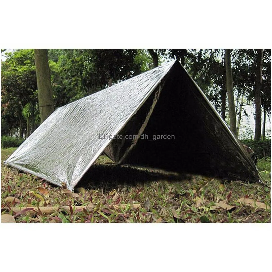 210*130cm portable outdoor life-saving blanket survival tool party favor waterproof emergency foil thermal first aid rescue thermal