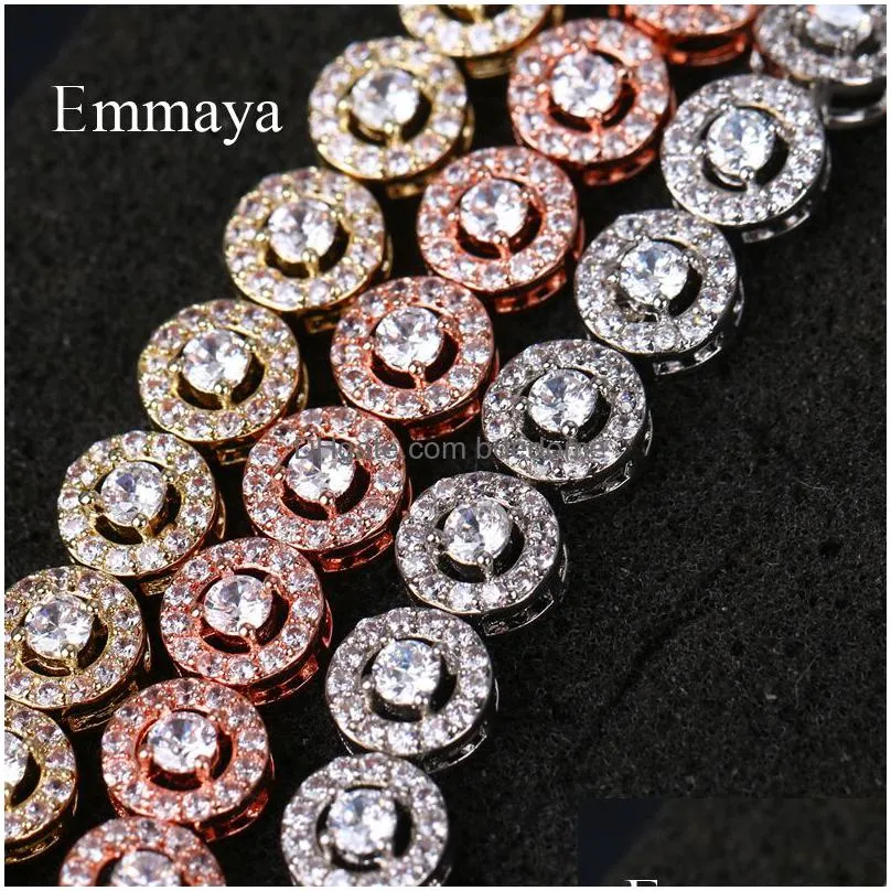 bangle emmaya season arrival jewelry three colors choice roundshape cubic zircon exquisite bracelet for female in party 220831