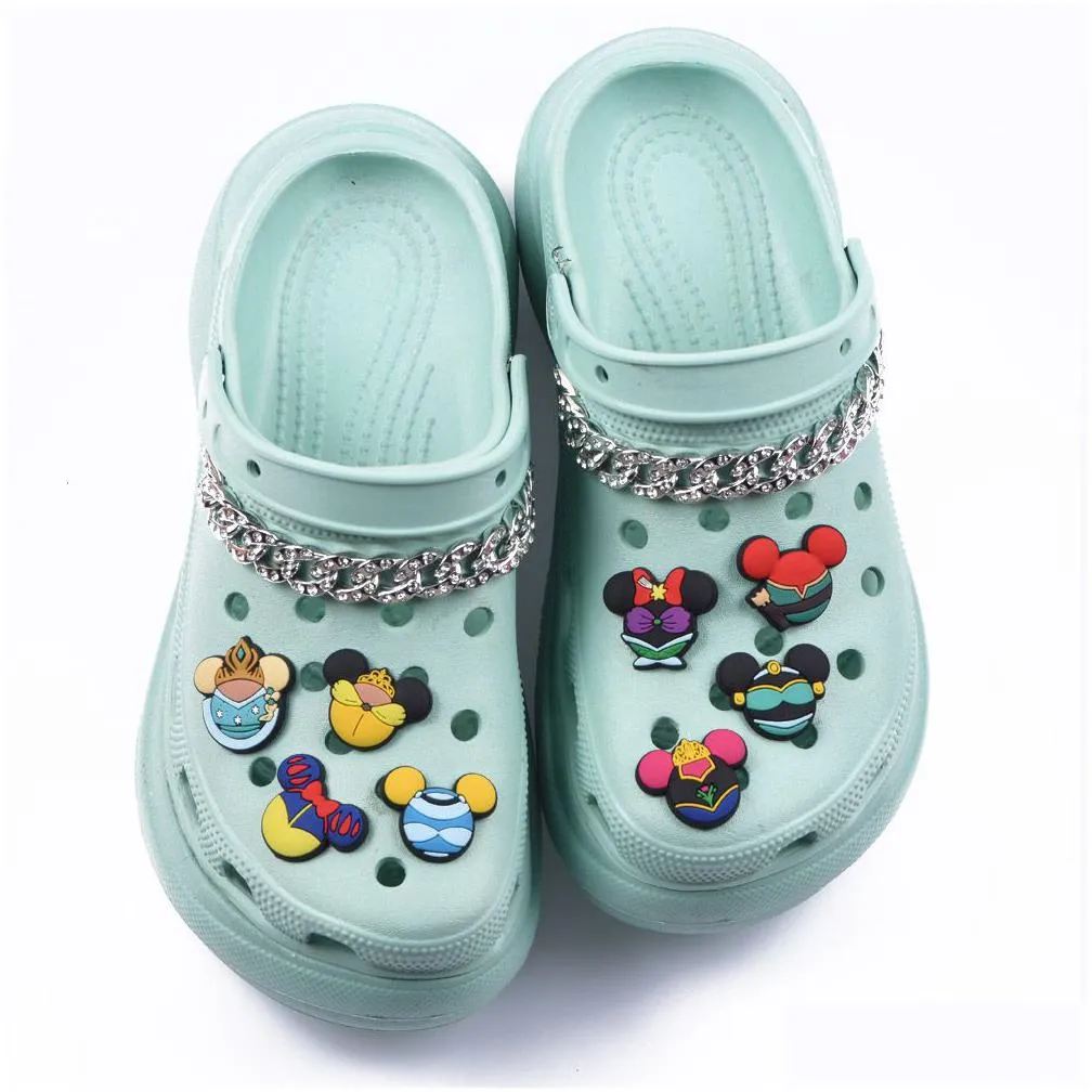 famous 2022 cartoon shoe charm fit for clog decoration mini kids comic wholesale bracelet x-mas gift