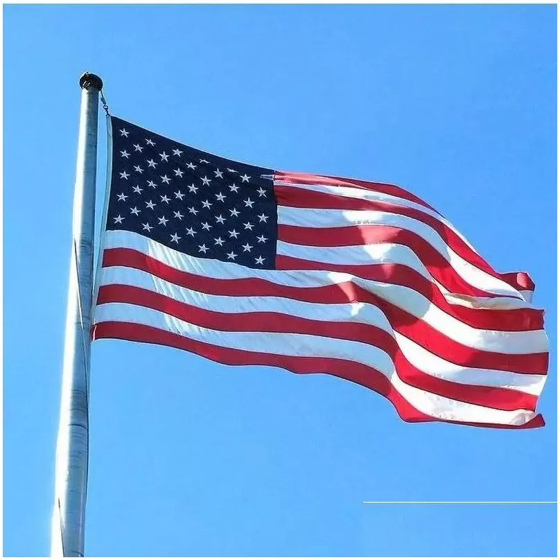 american flag garden office banner 3 x 5 feet high quality stars and stripes polyester solid banner 150x90cm inventory wholesale