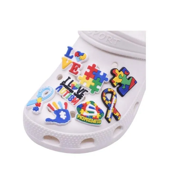 cartoon character pvc rubber shoe charms shoes accessories clog jibz fit for wristband croc buttons decorations as girls boys gift