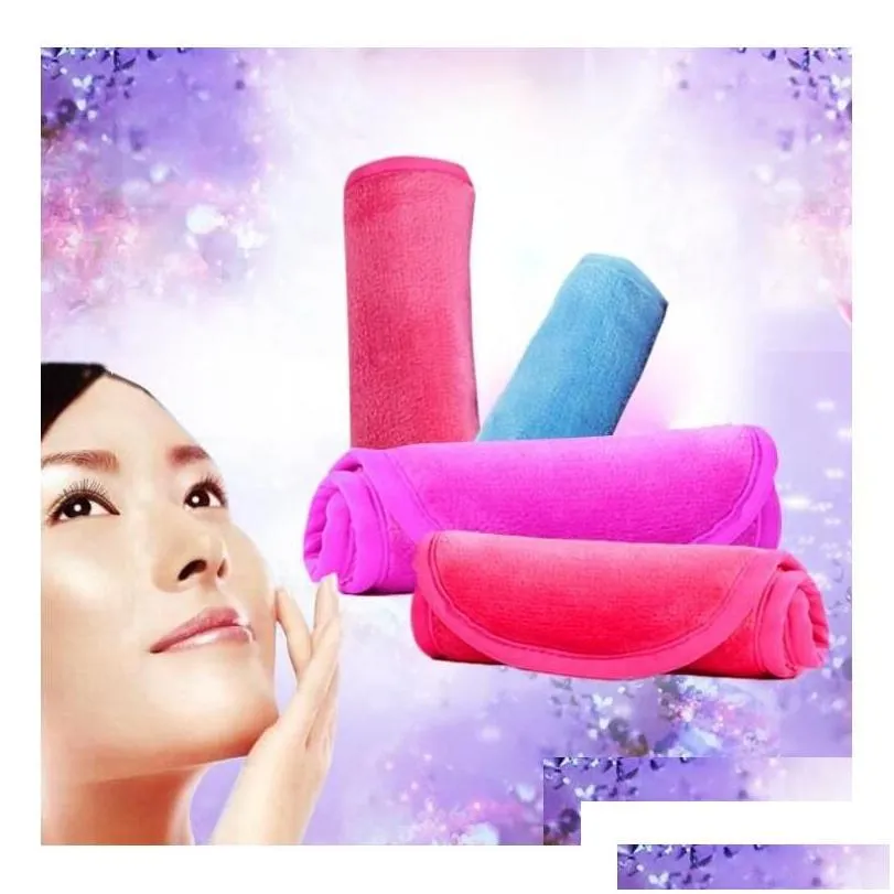 40x17cm makeup towel reusable microfiber women facial cloth magic face skin cleaning wash towels home textiles drop delivery garden