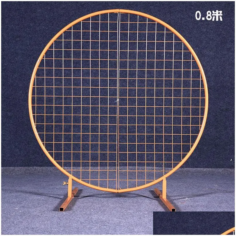 wedding decoration iron circle mesh arch ring wedding background mesh a wreath shelf for party a ring frame for balloon