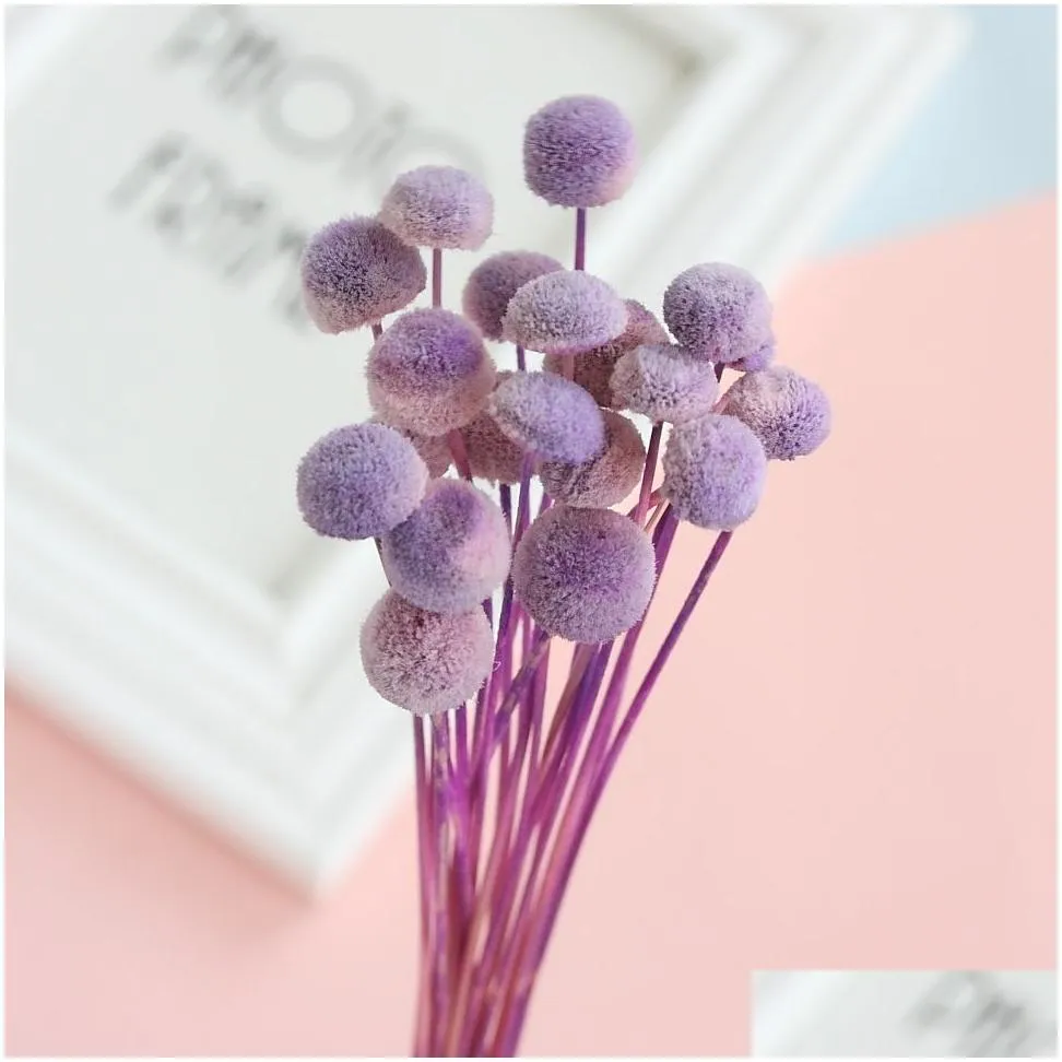 high quality dried flower button chrysanthemum artificial flowers farmhouse decor p o props wedding decoration background flower