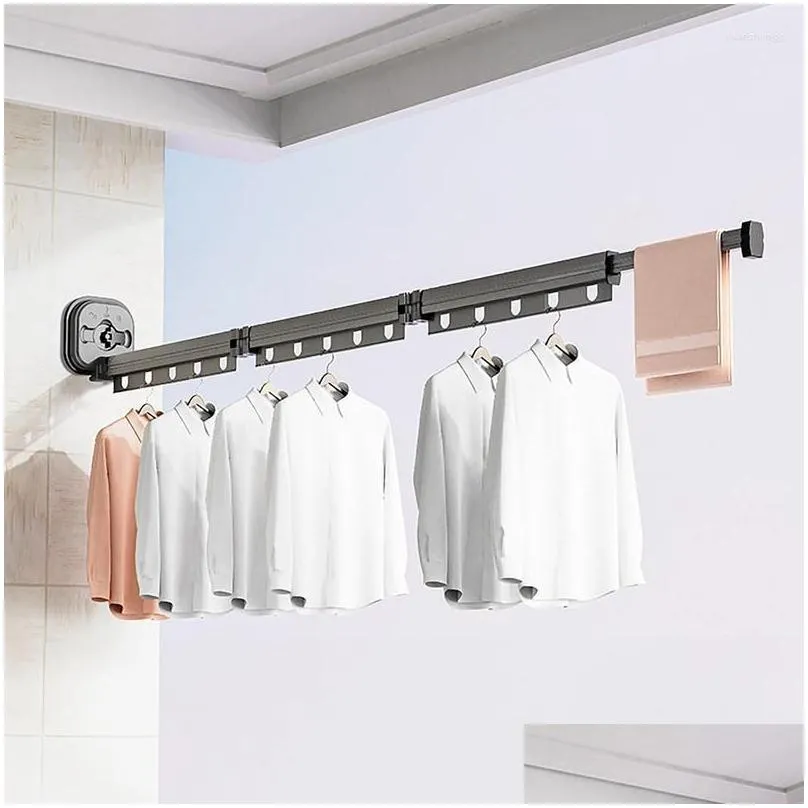 Hangers Clothes Drying Rack For Wall Collapsible Suction Cups Hanger Laundry Travel Home El Dormitory Caravan