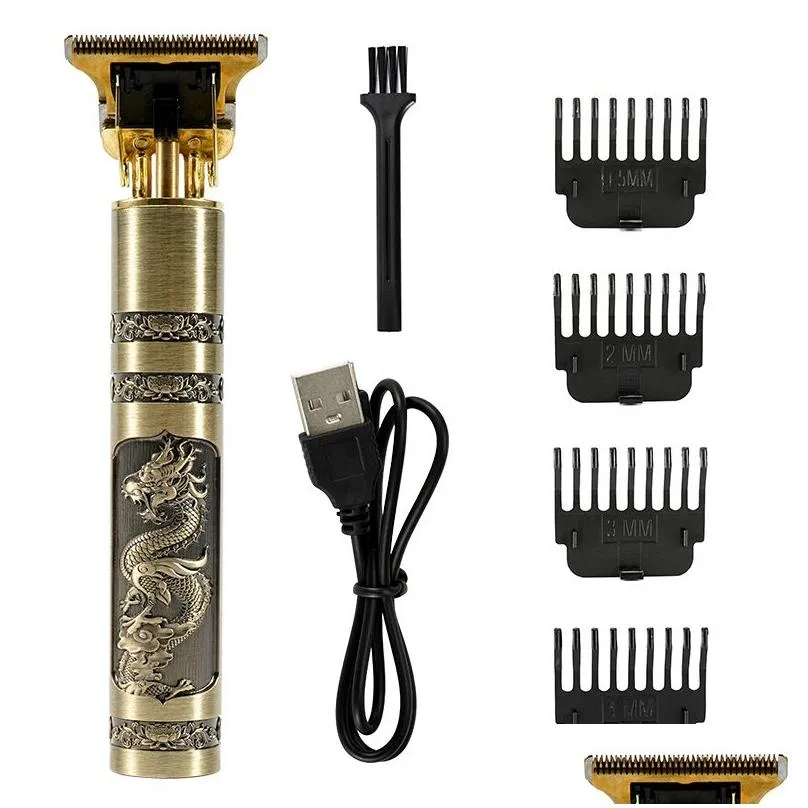 professional barber hair clipper rechargeable electric finish cutting machine beard trimmer shaver cordless corded 220623