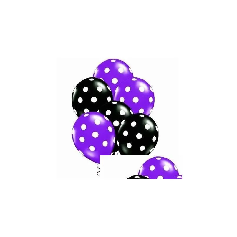 12 inch polka dot latex balloons boy girl birthday party supplies baby shower party decorations