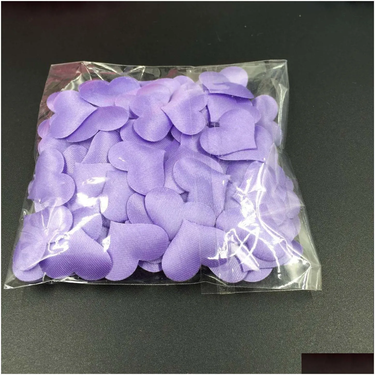 100pcs cloth heart diameter 3.5cm wedding party confetti graduation ceremony desktop decoration birthday party decoration supplies