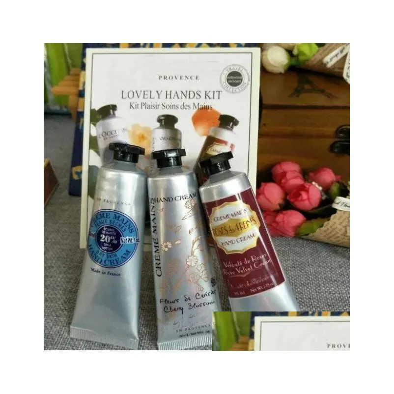 lovely hands kit hand cream 6 pieces /set moisturizing hand lotion for skin care