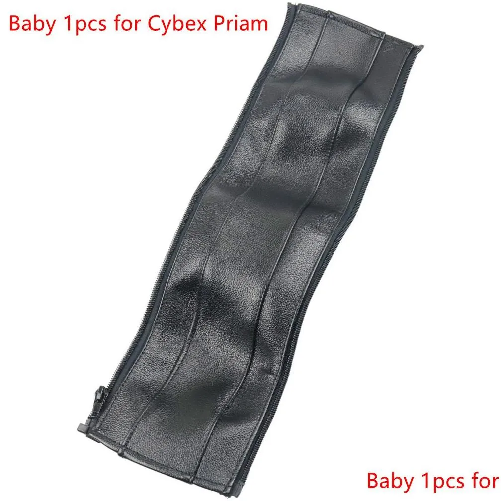 stroller parts accessories leather pu cover for cybex priam stroller handles protective cases cover armrest bumper covers handle pram bar accessories
